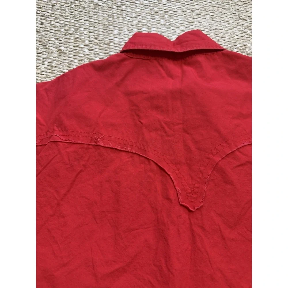 Vintage Maui‎ And Sons Short Sleeve Pearl Snap Button Up Shirt